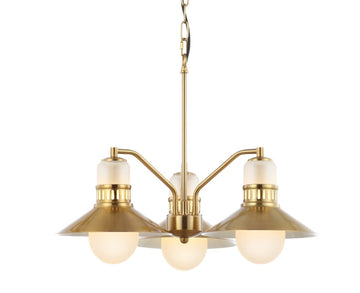 Colin Adjustable Iron/Glass Retro Hurricane LED Pendant